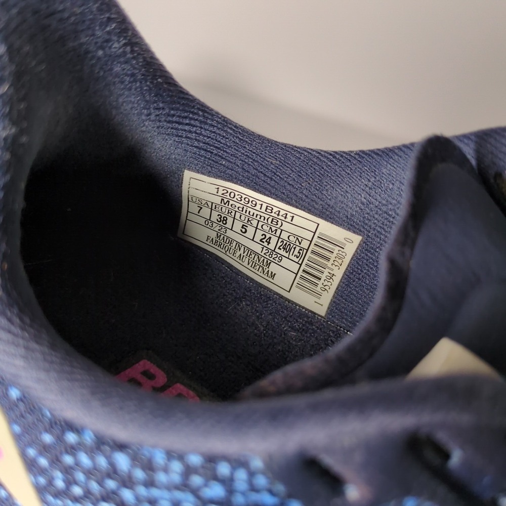 Brooks Launch GTS 10 SZ 7 Women's Running Shoes Peacoat/Marina‎ Blue/Pink - Picture 7 of 8